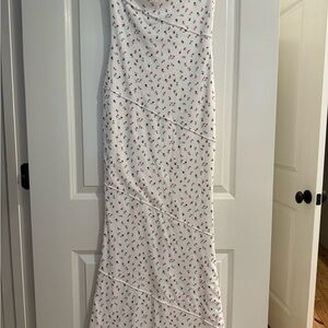 Princess Polly White Floral Maxi Dress